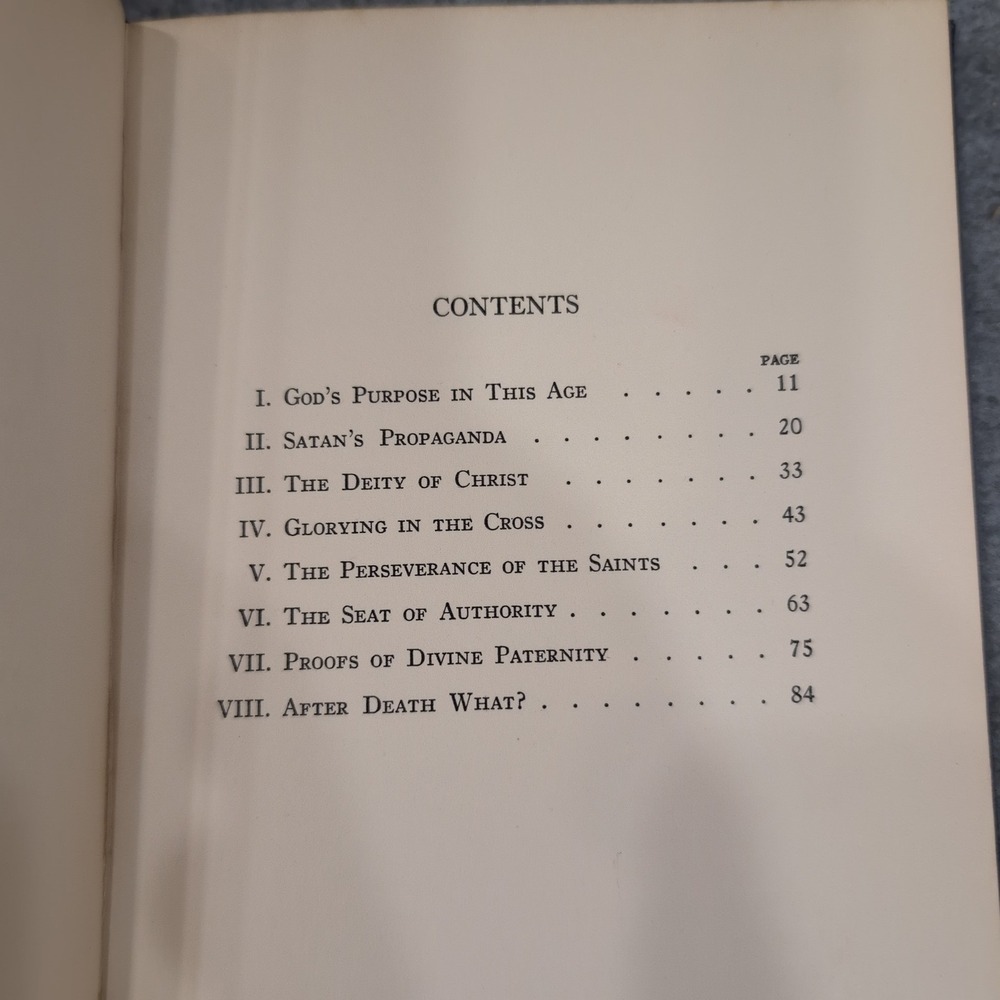 God's Purpose in This Age John Hess McComb 1941 Hardcover - Picture 5 of 5